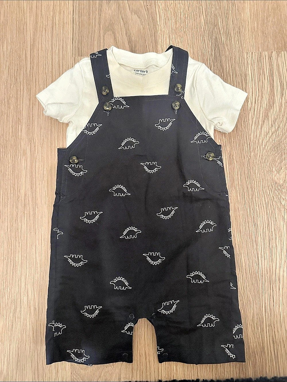 Carter's Baby Animal Print Romper Set 18M Like New